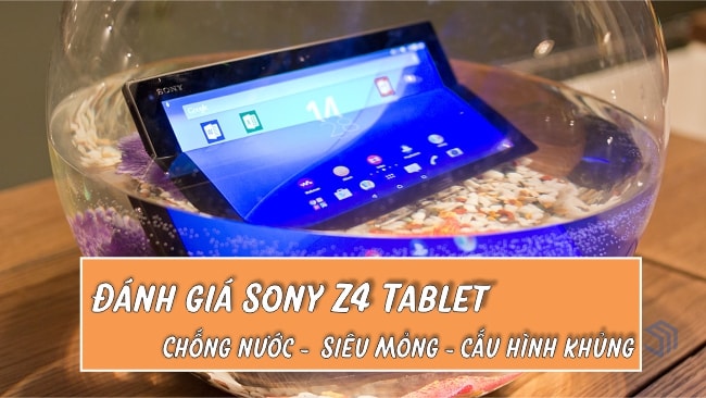 tren tay danh gia may tinh bang sony xperia z4 tablet