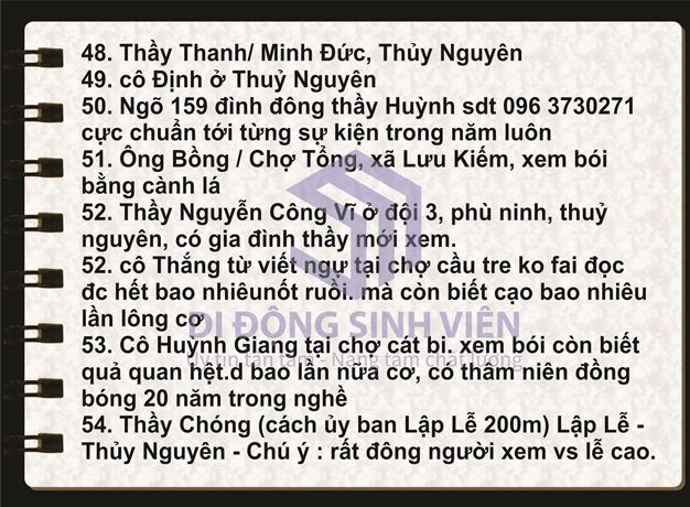 Một số địa chỉ xem bói hay uy tín ở Sài Gòn