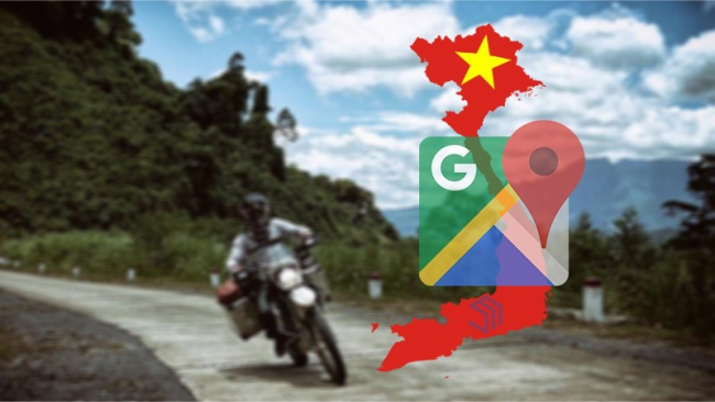google map ho tro xe may