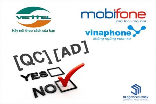 Chặn tin nhắn quảng cáo khó chịu từ nhà mạng Viettel, Vina, Mobi